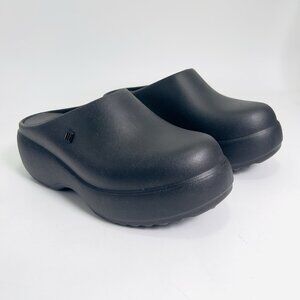 Melissa Free Clog Platform Black Slip-On Chunky Platform Sandals Women’s Size 9